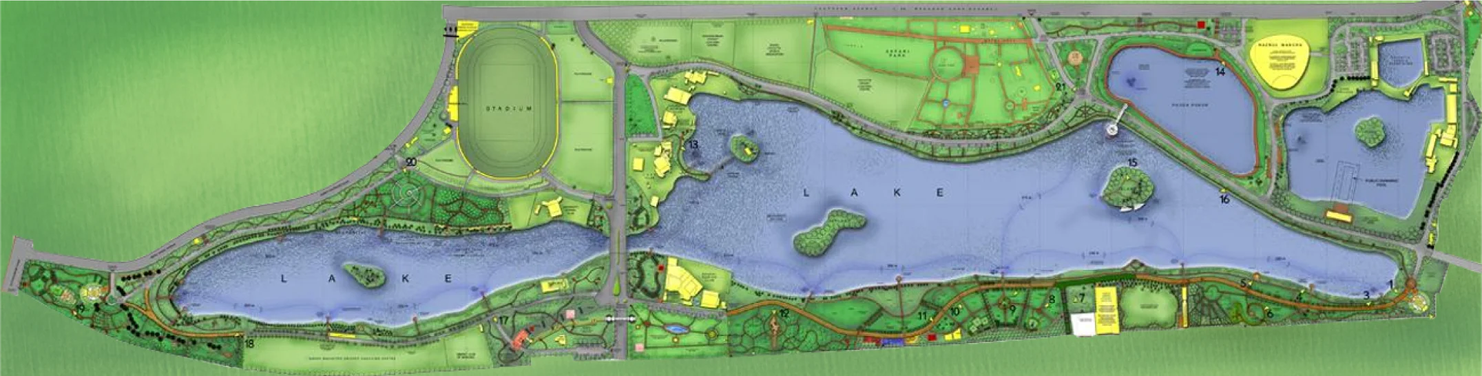 Proposed comprehensive landscape plan, 2007